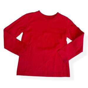 Primary Kids Cherry Red Long Sleeve Tee 4